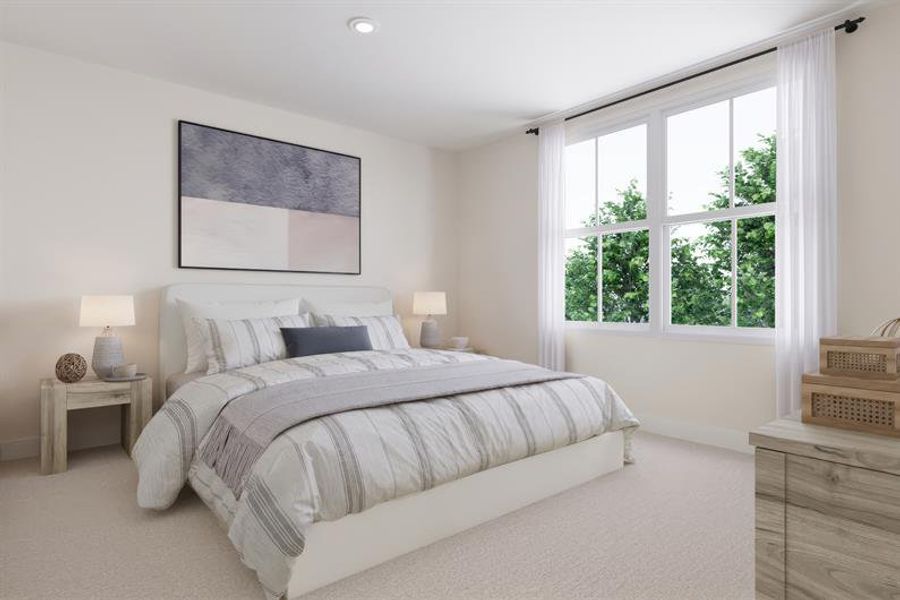 Representative furnished interior of a home built from the Bristol by Ryan Homes in Laurel Preserve, Kingsland (Image 8). Representative furnished interior of a home built from the Bristol by Ryan Homes in Laurel Preserve, Kingsland (Image 8).