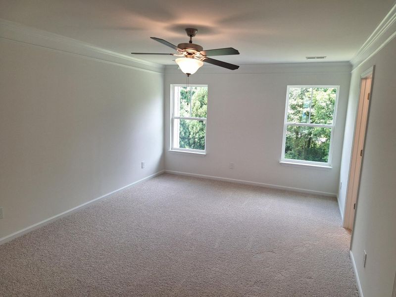 Spacious, unfurnished interior of a new home in Attenborough Townhomes, Piedmont (Image 9). Spacious, unfurnished interior of a new home in Attenborough Townhomes, Piedmont (Image 9).