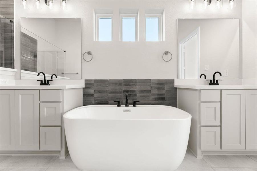 Furnished interior view inside a new home in BridgeWater - Phase 1, Midlothian (Image 6). Furnished interior view inside a new home in BridgeWater - Phase 1, Midlothian (Image 6).