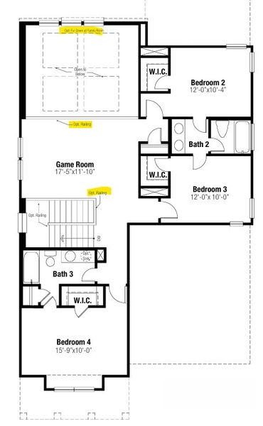 2D floor plan layout of this home in Windsong, Boerne, TX (Image 3). 2D floor plan layout of this home in Windsong, Boerne, TX (Image 3).