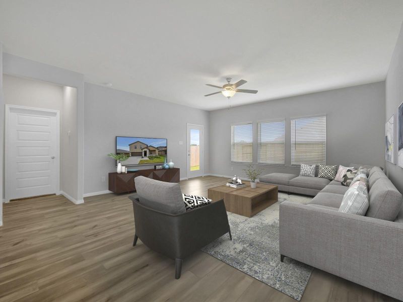 Photo is not of the actual home, but is an inspirational photo of builder’s model home and may depict options, furnishings, and/or decorator features that are not included Photo is not of the actual home, but is an inspirational photo of builder’s model home and may depict options, furnishings, and/or decorator features that are not included