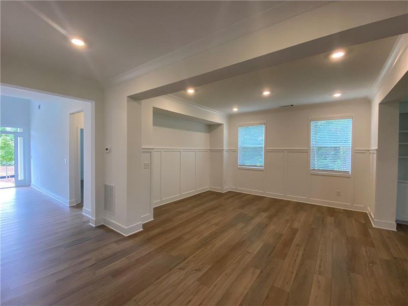 Spacious, unfurnished interior of a new home in Estates at Yellow Creek, Cumming (Image 12). Spacious, unfurnished interior of a new home in Estates at Yellow Creek, Cumming (Image 12).