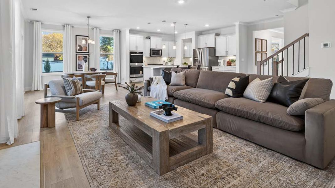 Furnished interior view inside a new home in Sylvan Creek, Denver (Image 11).