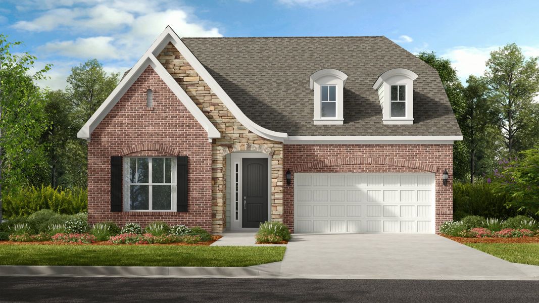 Representative exterior photo of a completed home built from the Presley by Taylor Morrison in River Falls, Tega Cay, SC (Image 20).