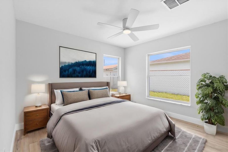 Furnished interior view inside a new home in , Tampa (Image 8).