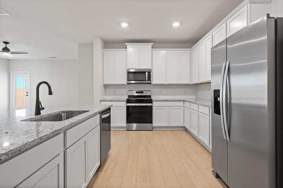 Furnished interior view inside a new home in Princeton Heights, Princeton (Image 3).