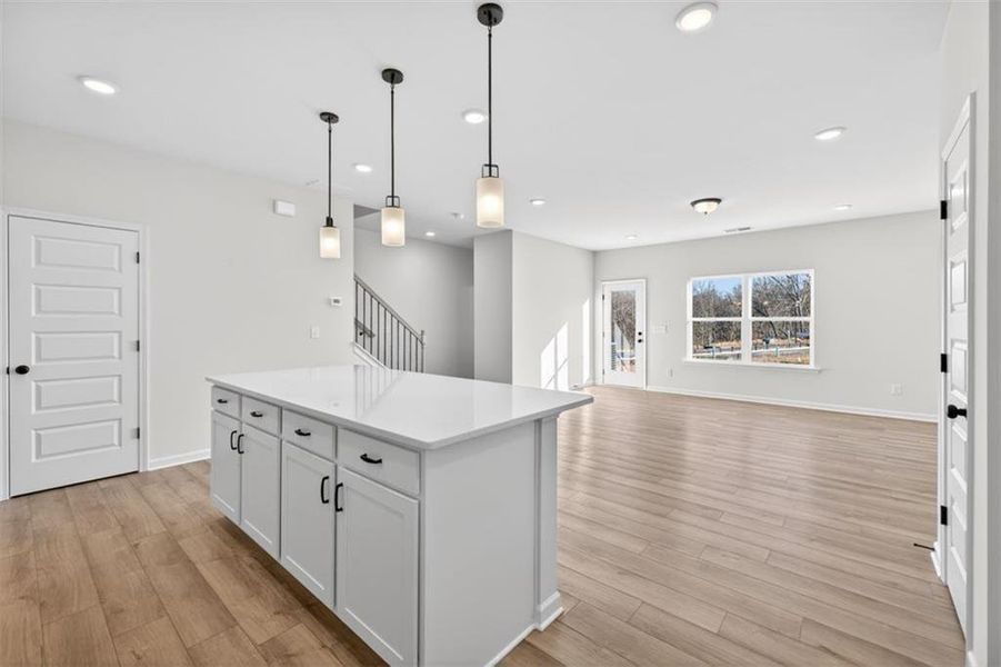 Furnished interior view inside a new home in Sanders Park, Austell (Image 9).