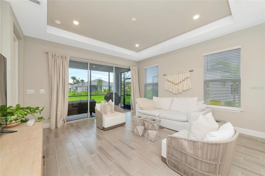 Furnished interior view inside a new home in , Sarasota (Image 10).