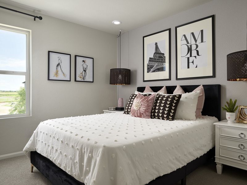 Furnished interior view inside a new home in Horizon Uptown: The Meadow Collection, Aurora (Image 9).