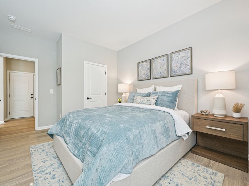 Furnished interior view inside a new home in Watkins Glen, Raleigh (Image 18).