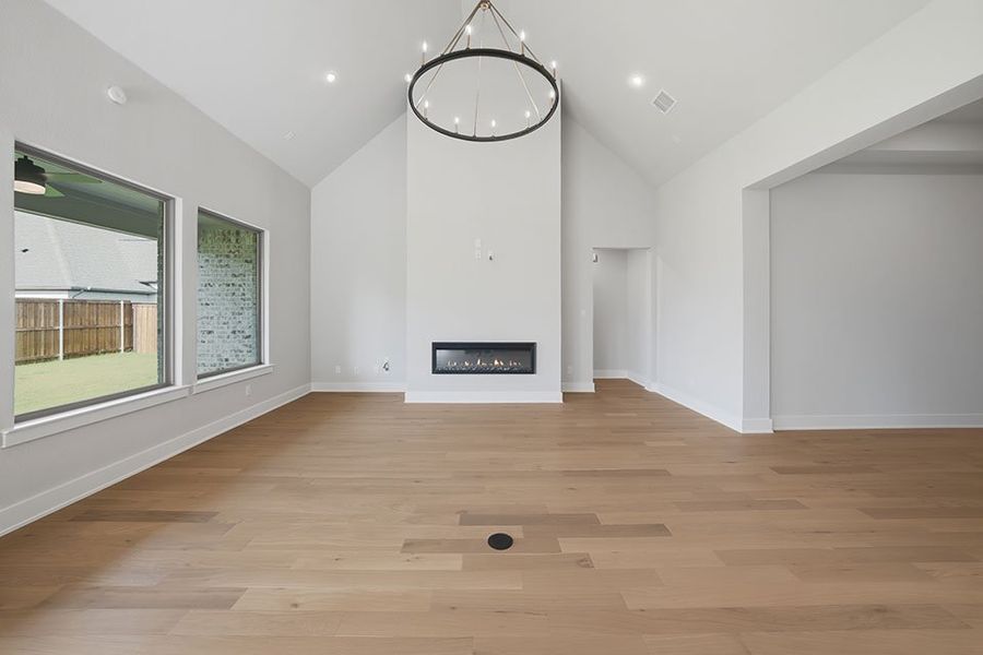 Spacious, unfurnished interior of a new home in The Homestead - 62', Rockwall (Image 27).