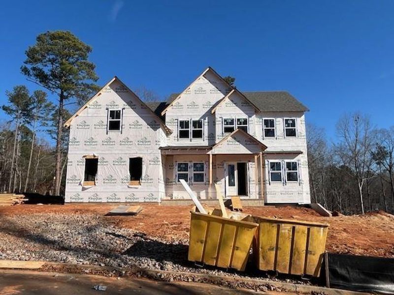 In-progress construction of a new home in Chattahoochee Reserve, Cumming, GA (Image 31).