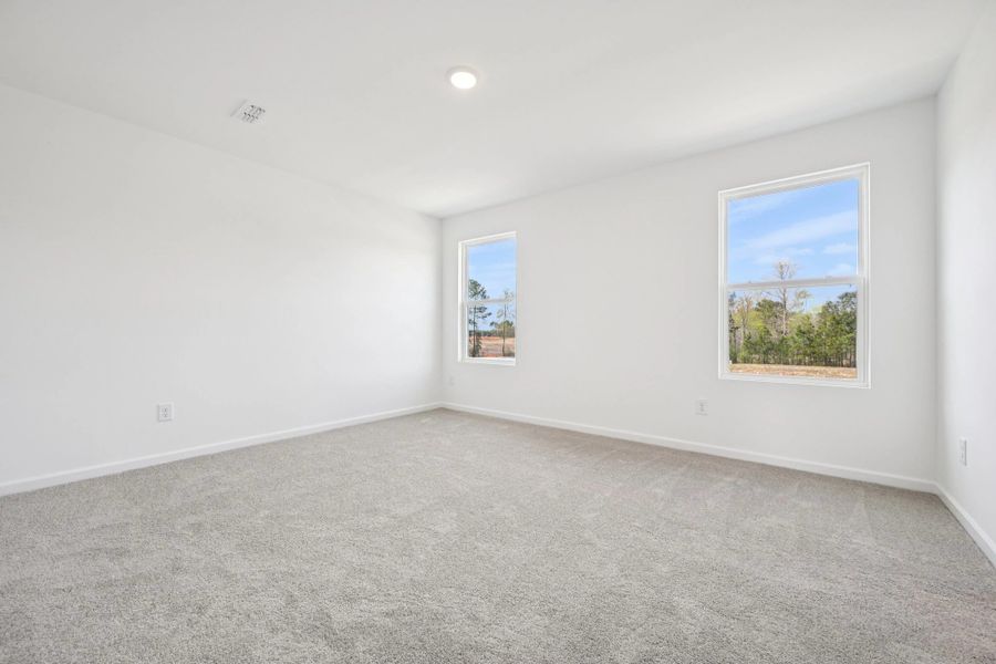 Spacious, unfurnished interior of a new home in Towns at The Point, Rolesville (Image 28).