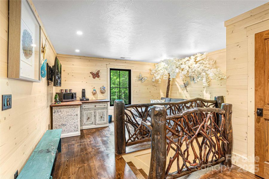 Furnished interior view inside a new home in , Cashiers (Image 9).