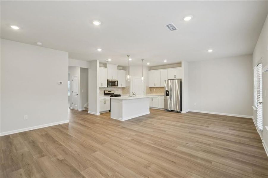 Spacious, unfurnished interior of a new home in Parkside at Grayson, Grayson (Image 32).