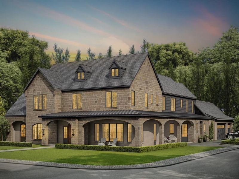 Rendering of building exterior- Actual home may vary from this image