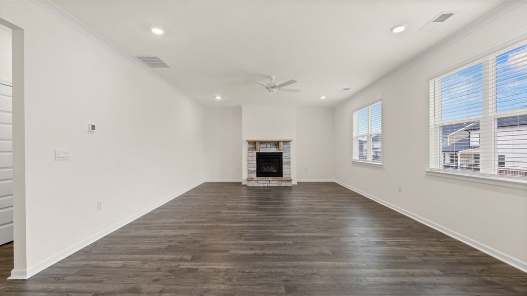 Spacious, unfurnished interior of a new home in The Gates at Pates Creek, Hampton (Image 29).