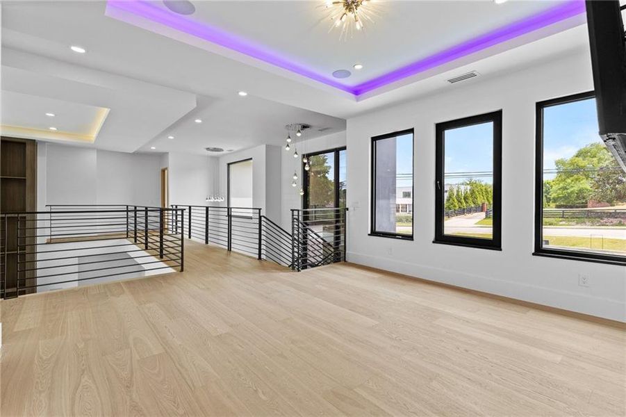 Spacious, unfurnished interior of a new home in , Sugar Hill (Image 74).