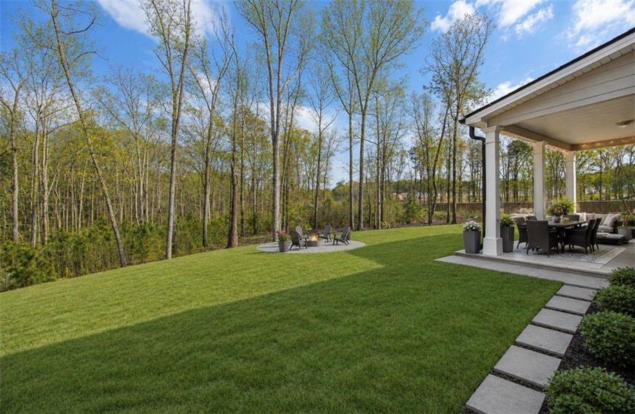 Exterior details and patio area of a home in Independence, Loganville (Image 23). Exterior details and patio area of a home in Independence, Loganville (Image 23).