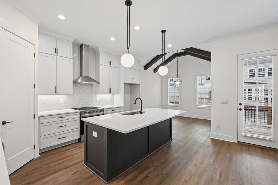 Furnished interior view inside a new home in Devin's Shire, Kennesaw (Image 5).
