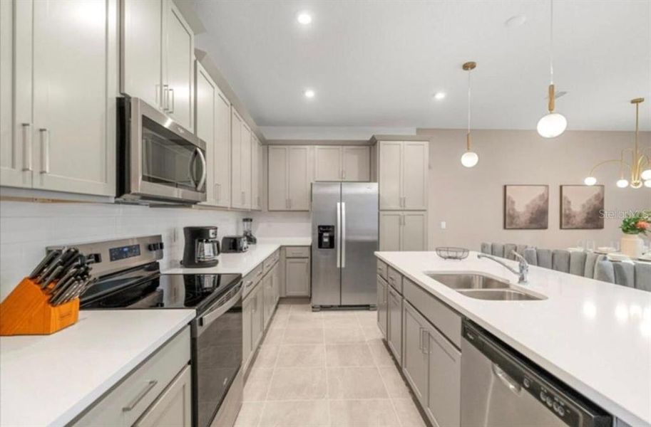 Furnished interior view inside a new home in , Kissimmee (Image 26).