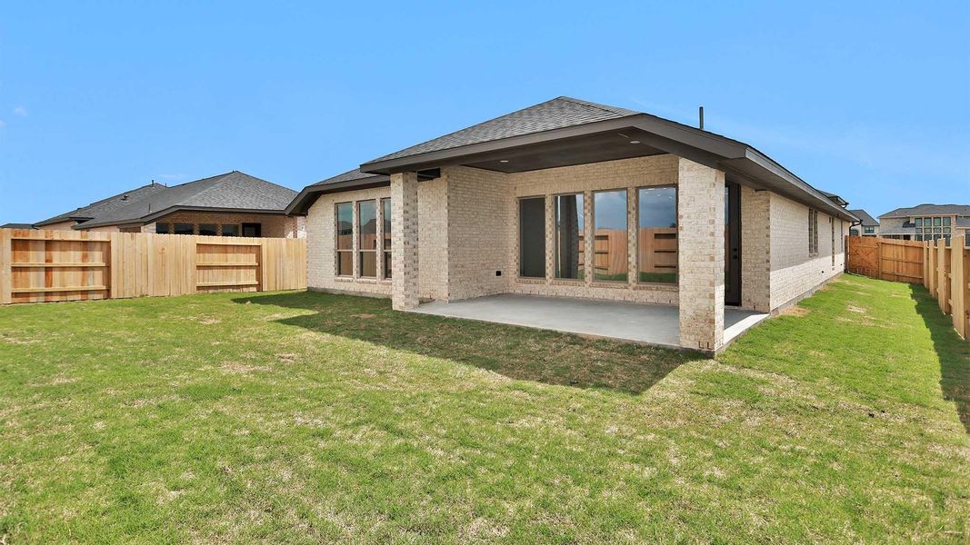Exterior details and patio area of a home in StoneCreek Estates, Richmond (Image 4).