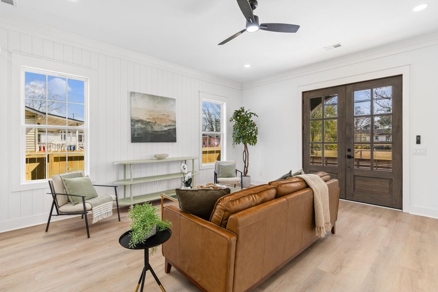 Furnished interior view inside a new home in , North Charleston (Image 6).