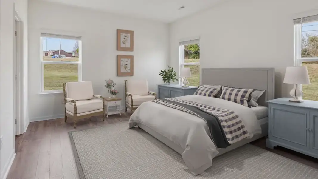 Furnished interior view inside a new home in Catlett Cove, Knoxville (Image 6).