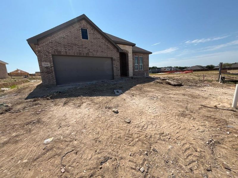In-progress construction of a new home in Waterford Park, Weatherford, TX (Image 13).