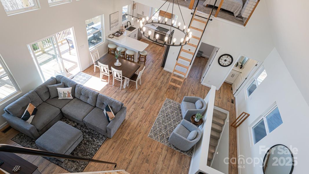 Furnished interior view inside a new home in , Waynesville (Image 17).