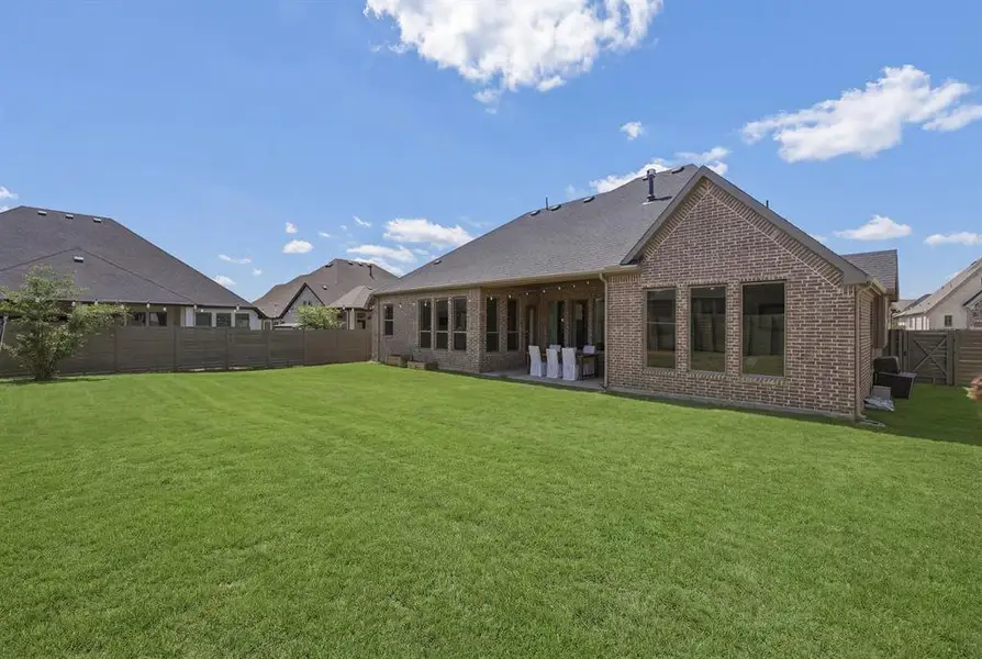 Exterior details and patio area of a home in , Argyle (Image 21). Exterior details and patio area of a home in , Argyle (Image 21).