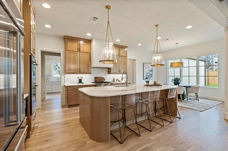 Furnished interior view inside a new home in , Dallas (Image 7).