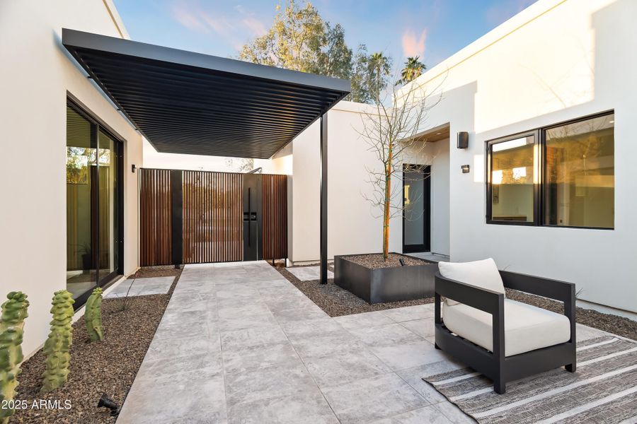 FRONT COURTYARD GATE TO CASITA VIEW