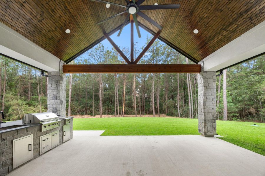 Exterior details and patio area of a home in , Montgomery (Image 30).