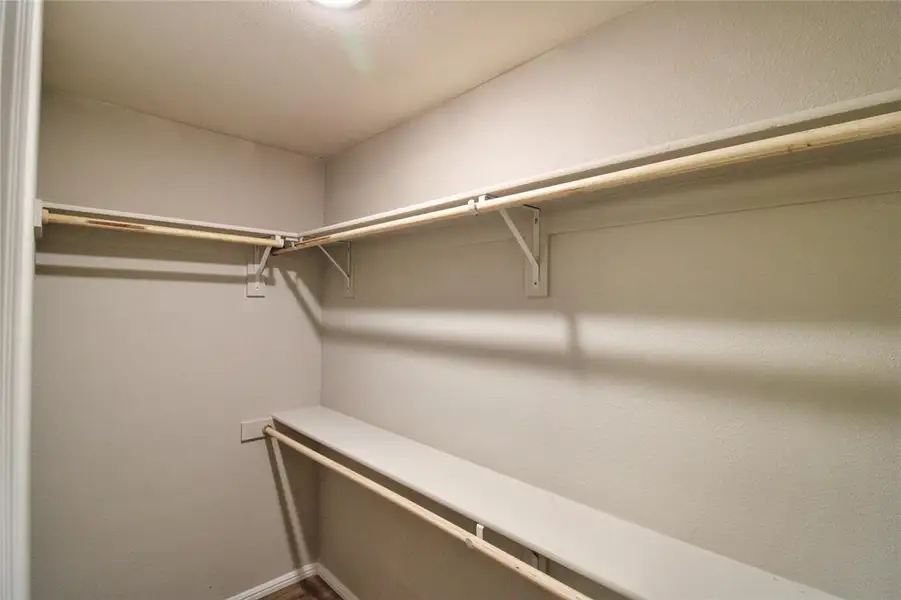 View of spacious closet