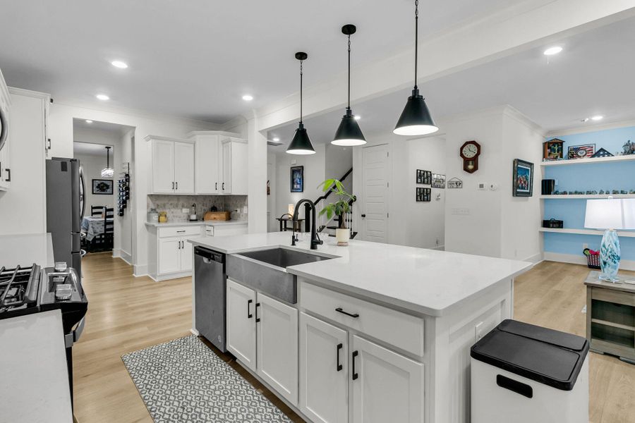 Furnished interior view inside a new home in Homecoming, Ravenel (Image 12).