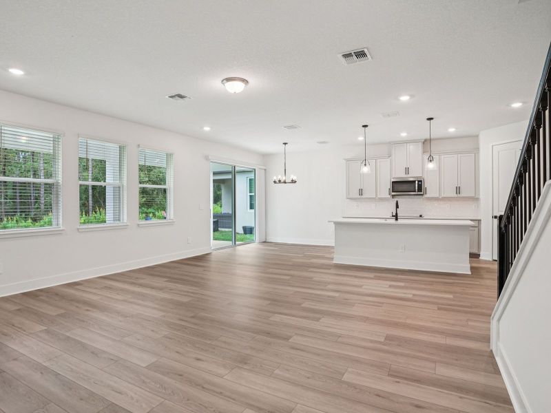 Spacious, unfurnished interior of a new home in Ridgehaven - Signature Series, Ormond Beach (Image 9). Spacious, unfurnished interior of a new home in Ridgehaven - Signature Series, Ormond Beach (Image 9).
