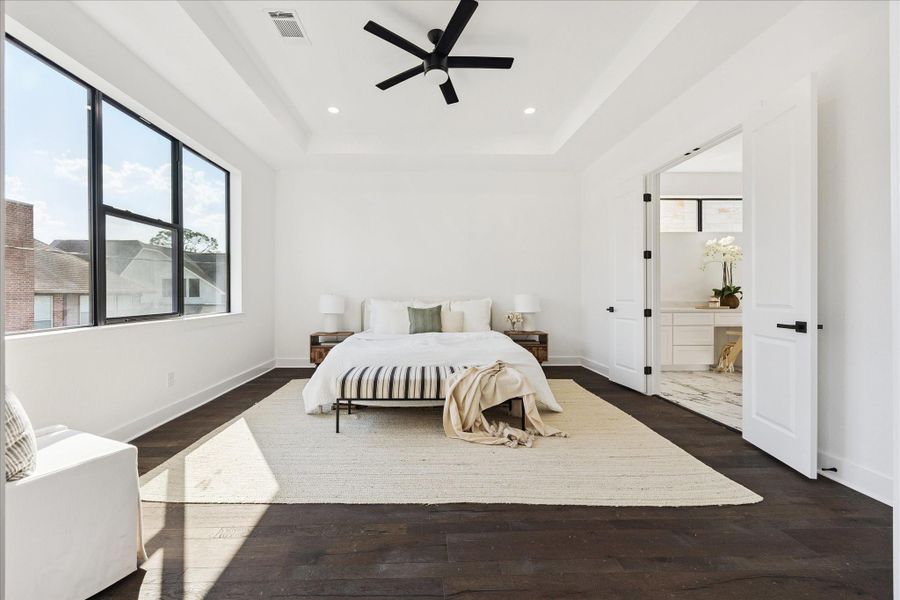Furnished interior view inside a new home in , Houston (Image 3).