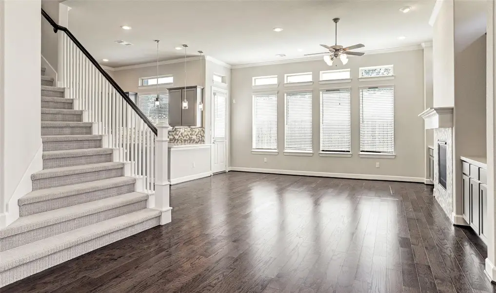 Spacious, unfurnished interior of a new home in Waterstone on Lake Conroe, Montgomery (Image 11). Spacious, unfurnished interior of a new home in Waterstone on Lake Conroe, Montgomery (Image 11).