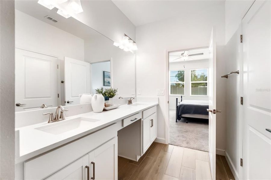 Furnished interior view inside a new home in Southshore Bay Active Adult, Wimauma (Image 15).