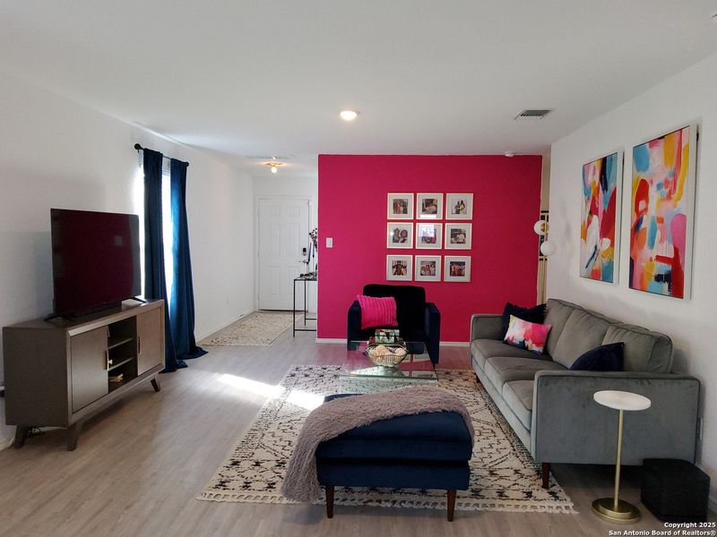 Furnished interior view inside a new home in , Converse (Image 4). Furnished interior view inside a new home in , Converse (Image 4).