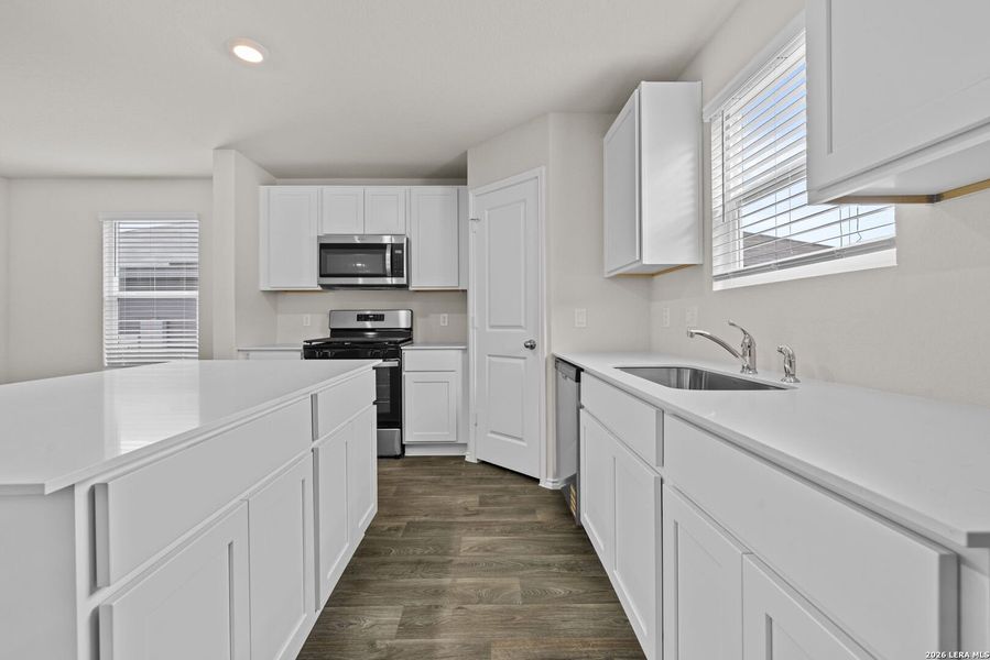Furnished interior view inside a new home in Redbird Ranch, San Antonio (Image 4).
