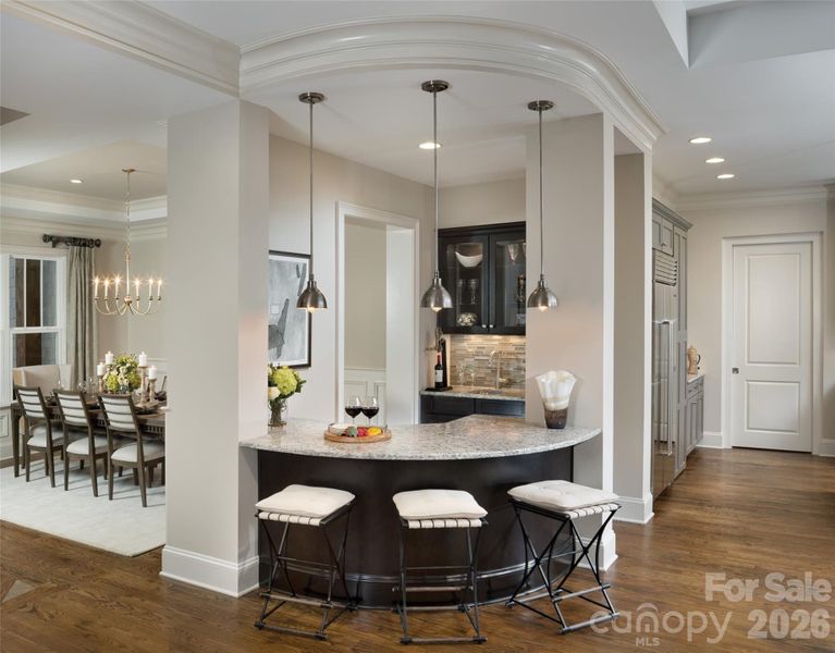 Furnished interior view inside a new home in , Belmont (Image 8).