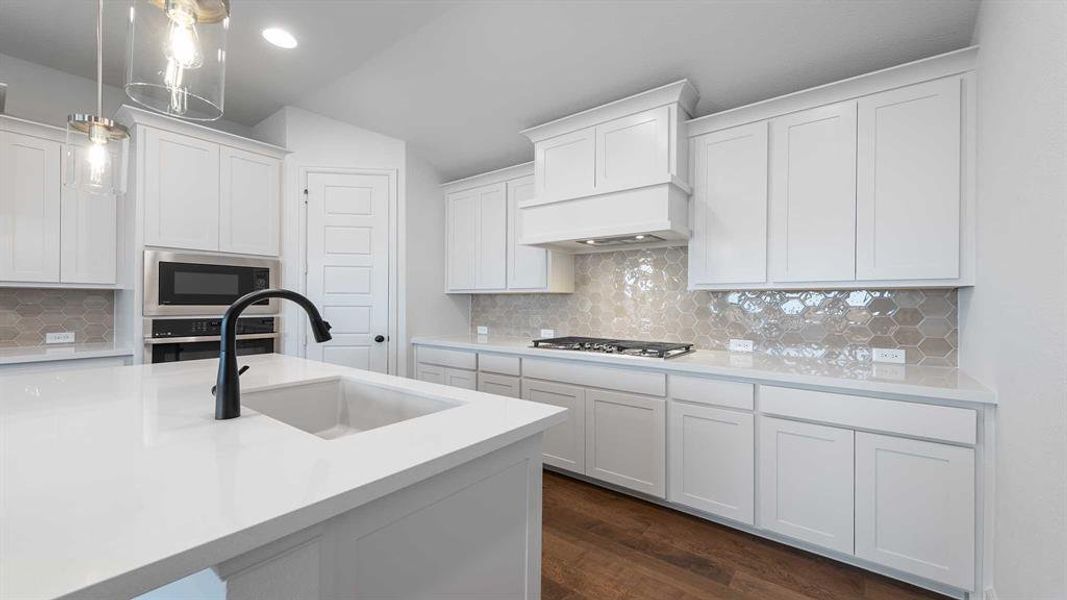 Furnished interior view inside a new home in The Heights At Uptown Celina 45', Celina (Image 9). Furnished interior view inside a new home in The Heights At Uptown Celina 45', Celina (Image 9).