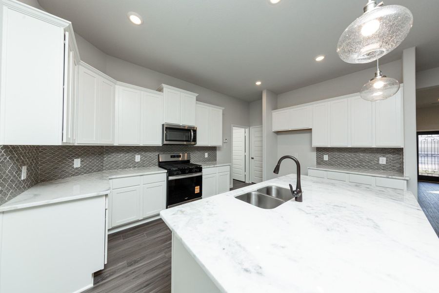 Furnished interior view inside a new home in Bluestem, Brookshire (Image 8). Furnished interior view inside a new home in Bluestem, Brookshire (Image 8).