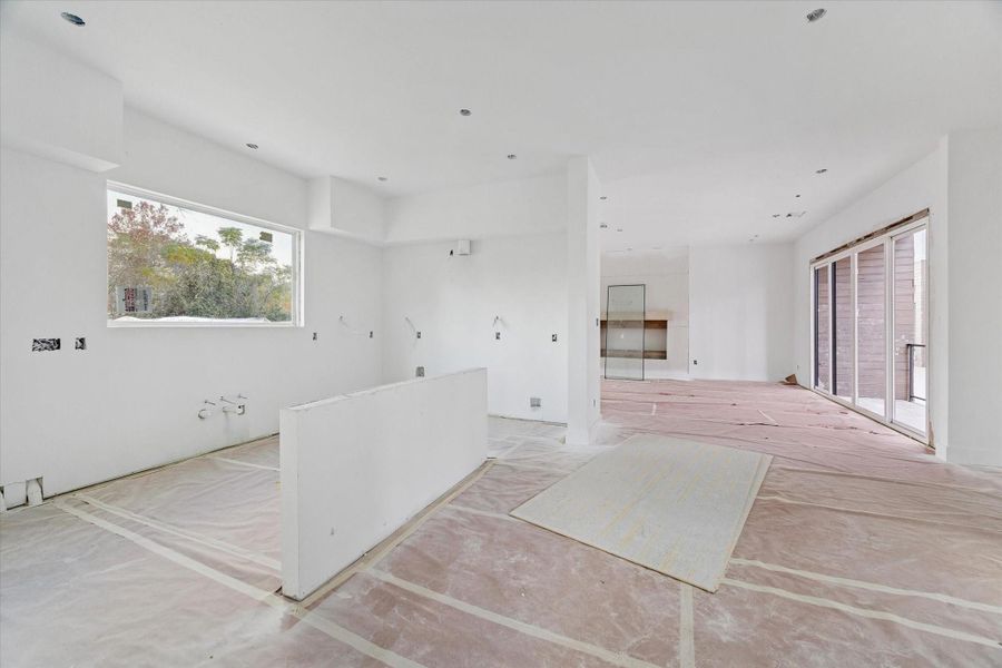 View of the kitchen as of December 12, 2025.