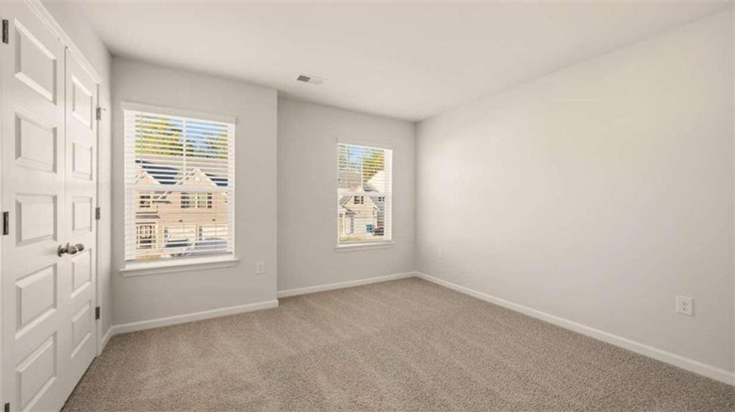 Spacious, unfurnished interior of a new home in Water Oak Estates, Lawrenceville (Image 25). Spacious, unfurnished interior of a new home in Water Oak Estates, Lawrenceville (Image 25).