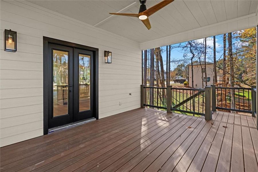 Exterior details and patio area of a home in , Villa Rica (Image 34).