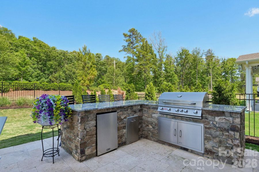 Exterior details and patio area of a home in , Indian Trail (Image 26).
