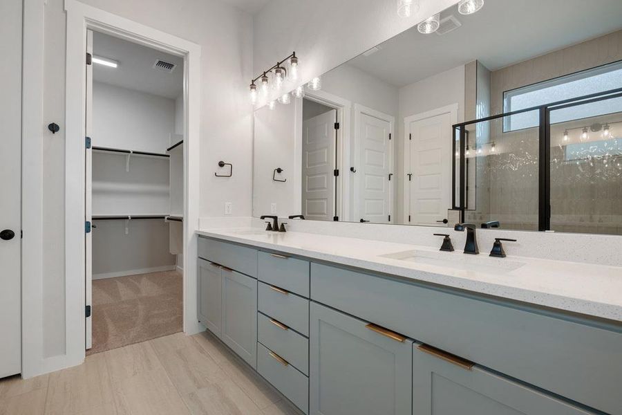 Furnished interior view inside a new home in Lagos Reserve, Manor (Image 12).